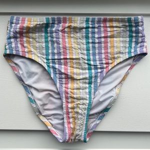 NEVER WORN J.Crew high waisted swim bottom